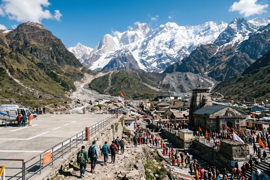 Kedarnath by Helicopter